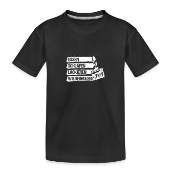 Peintre automobile Peintre automobile Peintre - T-shirt bio Premium Enfant - noir - Devant