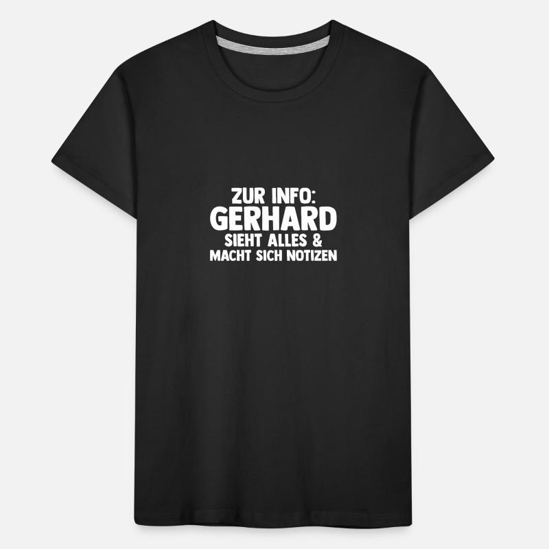 Gerhard T-shirt bio Premium Enfant