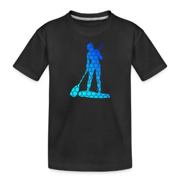 Stand up Paddle Board Pour Hommes Standup Paddle - T-shirt bio Premium Enfant - noir - Devant