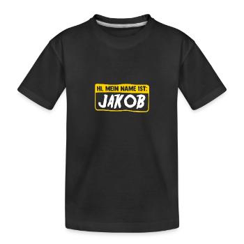 Jacob - T-shirt bio Premium Enfant - noir - Devant