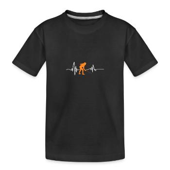 Fencing - Kids' Premium Organic T-Shirt - black - Front