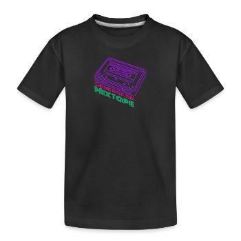 Generation Mixtape Kidcore Cassette Idée cadeau - T-shirt bio Premium Enfant - noir - Devant