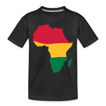 Afrique - T-shirt bio Premium Enfant - noir - Devant