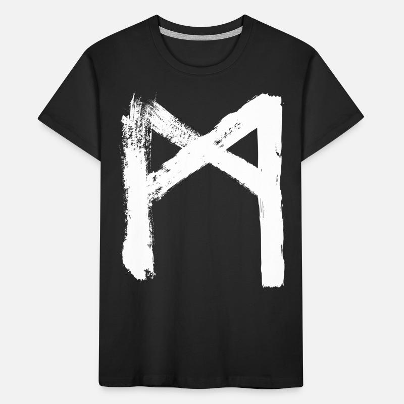 m mannaz augmentation support white Kids' Premium Organic T-Shirt