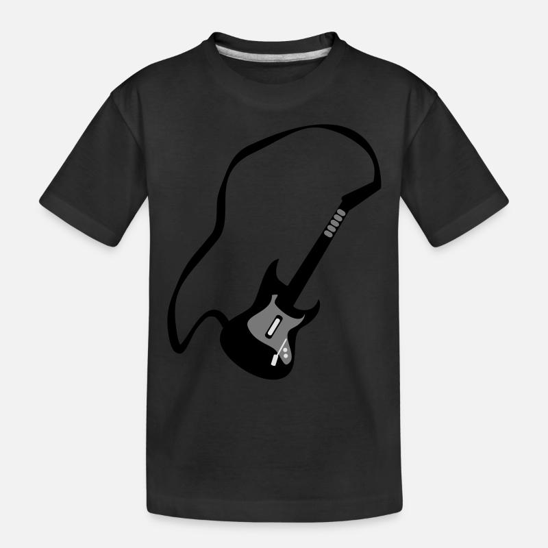 guitare - T-shirt bio Premium Enfant - noir