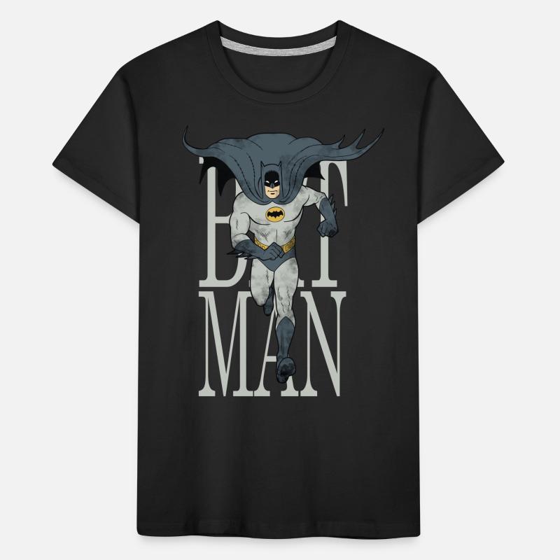 Batman Runs Through the Night Kids' Premium Organic T-Shirt