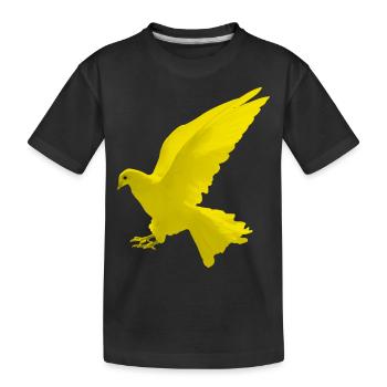 sticker for auto rear window - Kids' Premium Organic T-Shirt - black - Front