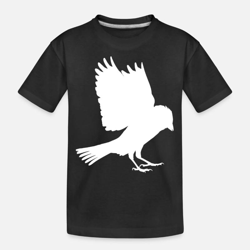 weißer Spatz - Kinder Premium Bio T-Shirt - Schwarz