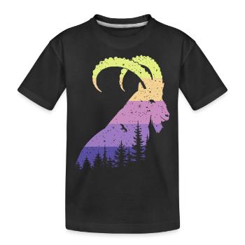 Capricorne - T-shirt bio Premium Enfant - noir - Devant