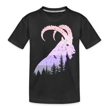 Capricorne - T-shirt bio Premium Enfant - noir - Devant