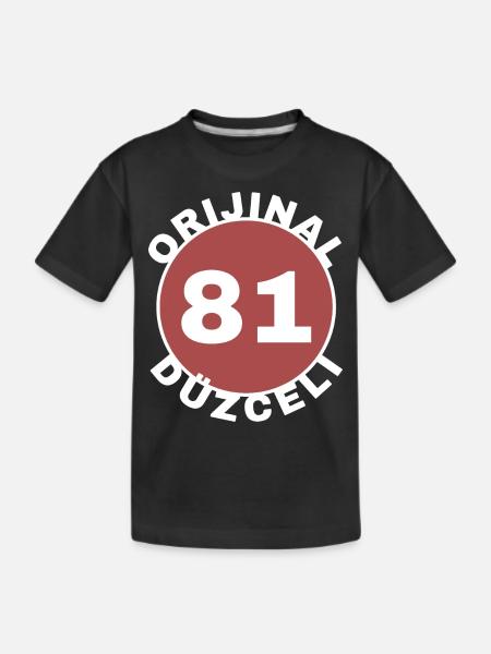 Düzce - Kids' Premium Organic T-Shirt - black