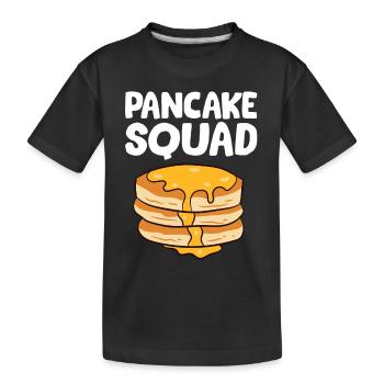 Crêpes - Pancake Squad - T-shirt bio Premium Enfant - noir - Devant
