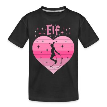 11. Geburstag Seilspringen Mädchen Tochter - Kinder Premium Bio T-Shirt - Schwarz - Vorne