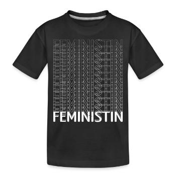 Smeilie Girls Fun Women’s Power Emancipation - T-shirt bio Premium Enfant - noir - Devant