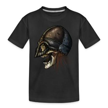 Viking - Kids' Premium Organic T-Shirt - black - Front