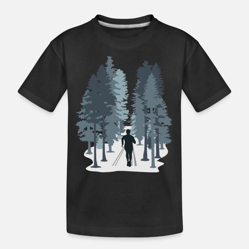Courir, Courir, Trail Running - T-shirt bio Premium Enfant - noir