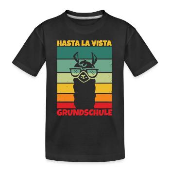 Grundschul Abgänger 2026 Grundschule Abschied - Kinder Premium Bio T-Shirt - Schwarz - Vorne