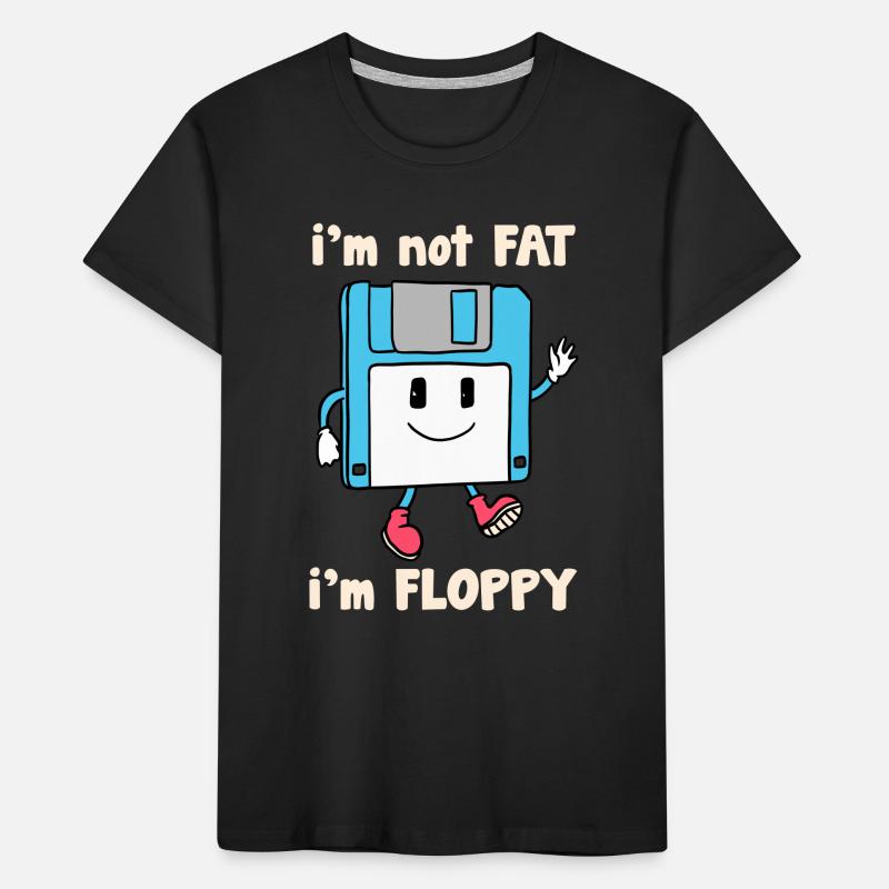 Floppy Disk Witz Blague T-shirt bio Premium Enfant