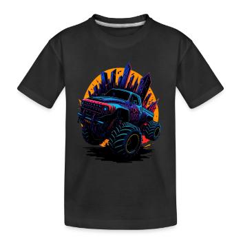 Monster truck - T-shirt bio Premium Enfant - noir - Devant