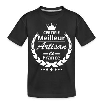 Artisan bricoleur Artisan Artisan Outil Construction - T-shirt bio Premium Enfant - noir - Devant