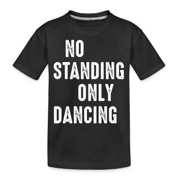 Danse Musique de danse - T-shirt bio Premium Enfant - noir - Devant