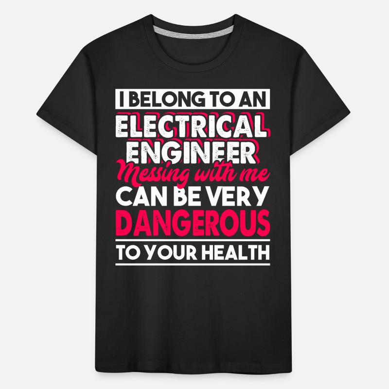 I Belong To A Electrical Engineer Kids' Premium Organic T-Shirt