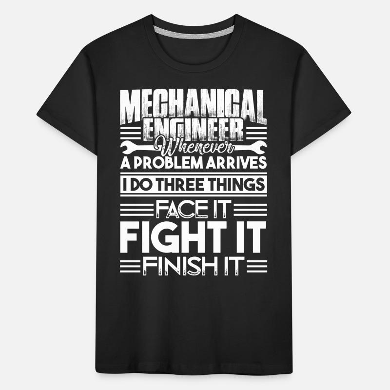 Mechanical Engineer Solves Problem Kids' Premium Organic T-Shirt