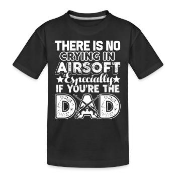 Airsoft Airsoft Dad - Kids' Premium Organic T-Shirt - black - Front