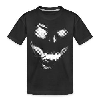 Halloween Ghost Creepy Ghost Dia de Muertos - Kids' Premium Organic T-Shirt - black - Front