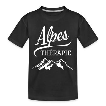 ALPES THERAPIE - T-shirt bio Premium Enfant - noir - Devant