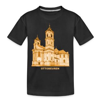 Ottobeuren, Monastère, Église, Allgäu, Souabe, Bavière - T-shirt bio Premium Enfant - noir - Devant