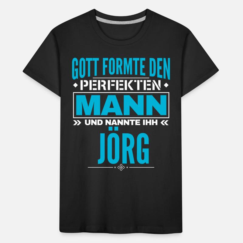 Jörg Name Design Kinder Premium Bio T-Shirt
