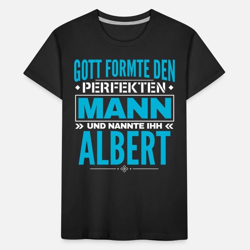 Albert Name Design Kinder Premium Bio T-Shirt