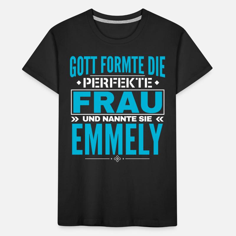 Emmely Name Design Kids' Premium Organic T-Shirt