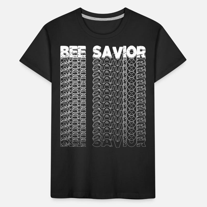 bee-friendly plants statement present idea Kids' Premium Organic T-Shirt
