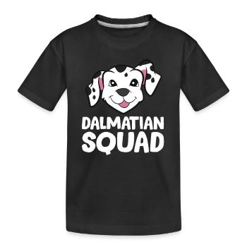 Dalmatiens - Dalmatian Squad - T-shirt bio Premium Enfant - noir - Devant
