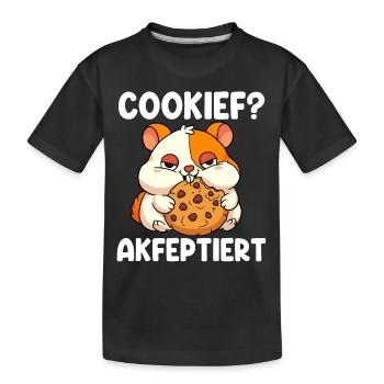 Cookief accepte - T-shirt bio Premium Enfant - noir - Devant