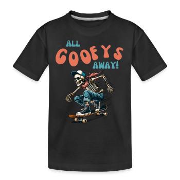 All Goofys Away! - Streetwear Skater Outfit - Kids' Premium Organic T-Shirt - black - Front