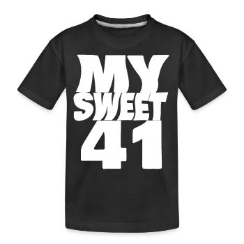 Birthday 41 - Kids' Premium Organic T-Shirt - black - Front