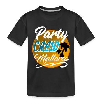 Party Crew Mallorca - T-shirt bio Premium Enfant - noir - Devant