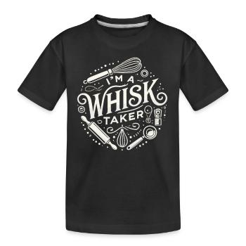 Ich bin ein Schneebesen-Träger - Kinder Premium Bio T-Shirt - Schwarz - Vorne