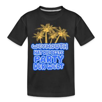 Vacances Weymouth - T-shirt bio Premium Enfant - noir - Devant