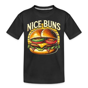 Schöne Brötchen - Kinder Premium Bio T-Shirt - Schwarz - Vorne
