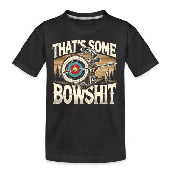 Was für ein Schwachsinn - Kinder Premium Bio T-Shirt - Schwarz - Vorne