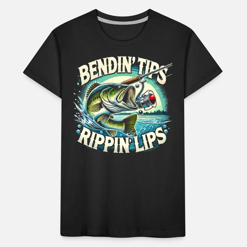 Bending Tips Rippin' Lips Kinder Premium Bio T-Shirt
