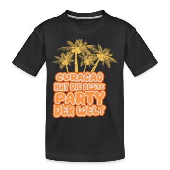 Vacances Curaçao - T-shirt bio Premium Enfant - noir - Devant