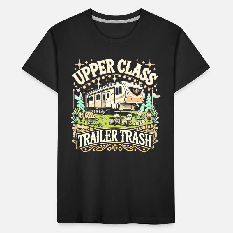 Upper Class Trailer Trash Kinder Premium Bio T-Shirt