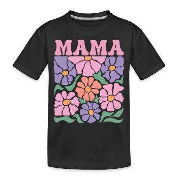 Mom - Kids' Premium Organic T-Shirt - black - Front