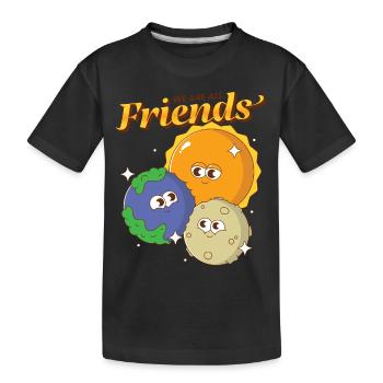 We are all friends - T-shirt bio Premium Enfant - noir - Devant