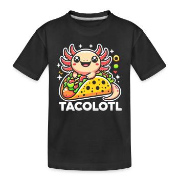 Tacolotl - Kinder Premium Bio T-Shirt - Schwarz - Vorne